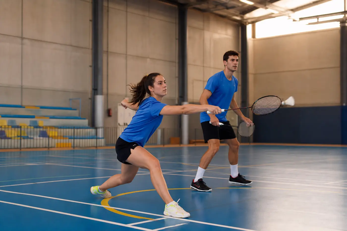 Pabellón de bádminton en España